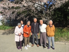吉原公園へ桜の花見に行きました。