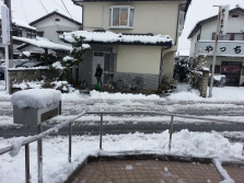 富岡にも雪