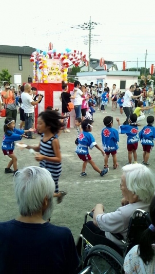 保育所の夏祭りなう